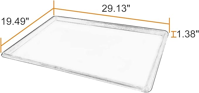 1pcs 29.1"x19.5" Replacement for Dog Crate Plastic Cage Bottom Pan Multi-Purpose Boot Mat Shoe Tray Indoor Outdoor Waterproof, Dog and Cat Rabbit Food Bowls Floor Liners