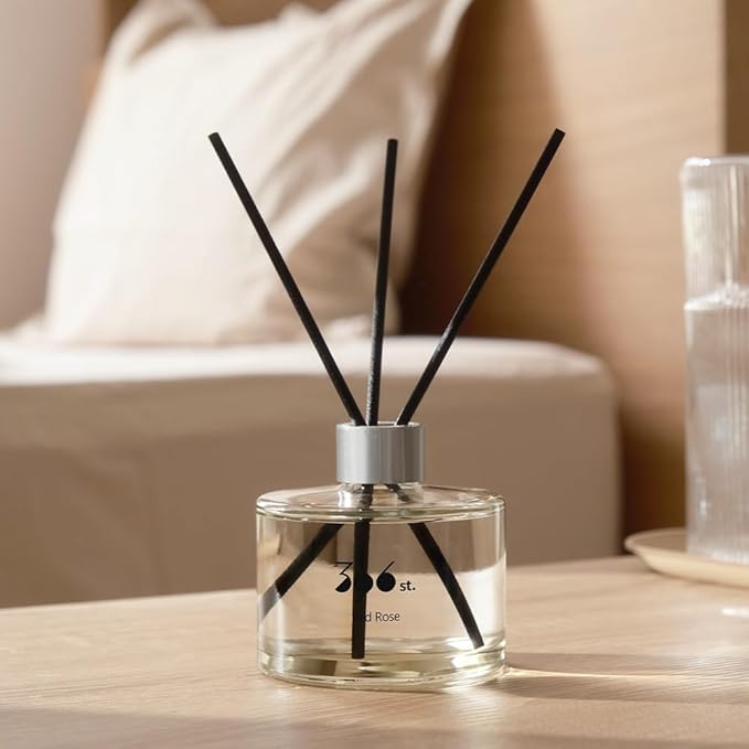 396 st. Reed Diffuser, White Musk, 200ml(6.7oz) / Reed Diffuser Sets, Home Fragrance, Scented Oils, Home & Bathroom Décor