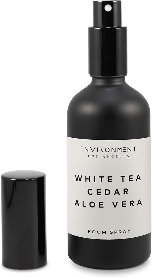ENVIRONMENT Inspired by 5-Star Resort WSTN Room Spray, 100ml Air Freshener (White Tea | Cedar | Aloe Vera) Home Fragrance Accessories, Room Perfume, Room Deodorizer, Vegan & Cruelty-Free