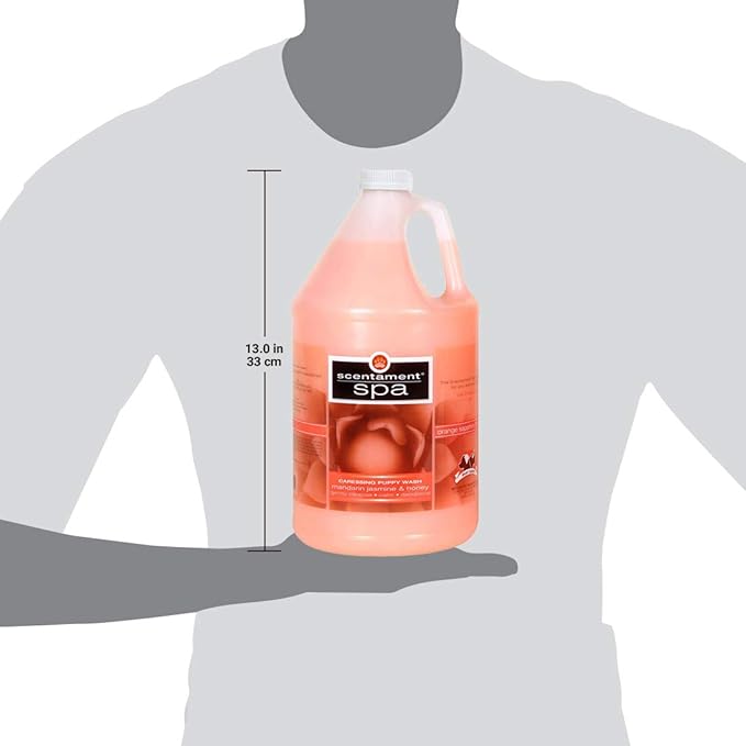 Best Shot Scentament Spa Caressing Puppy Wash, Mandarin Jasmine Honey, 1 Gallon