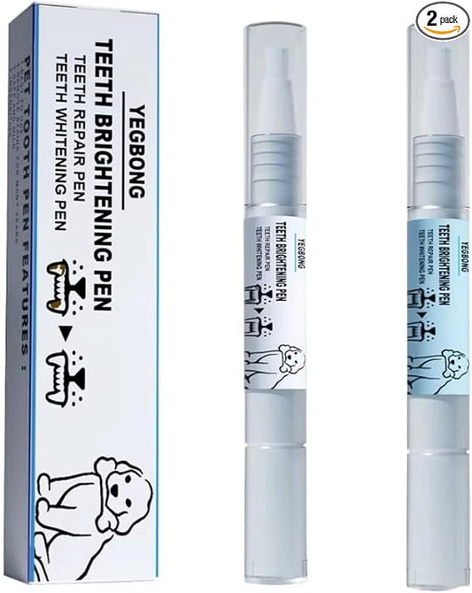 New Pet Toothbrush Pen - Upgraded Dog Teeth Cleaning & Repair Kit | Dental Care Pen for Dogs & Cats | Fresh Breath & Oral Hygiene Solution