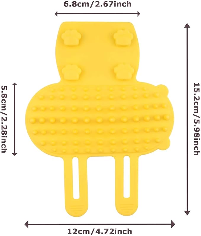 Cat Self Groomer Scratcher Adjustable - 4 PCS Adjustable Silicone Scratcher & Massager for Indoor Cats Corner, Soft Pet Face Groomer, Silicone Cat Face Scratchers for Long & Short Haired Pets