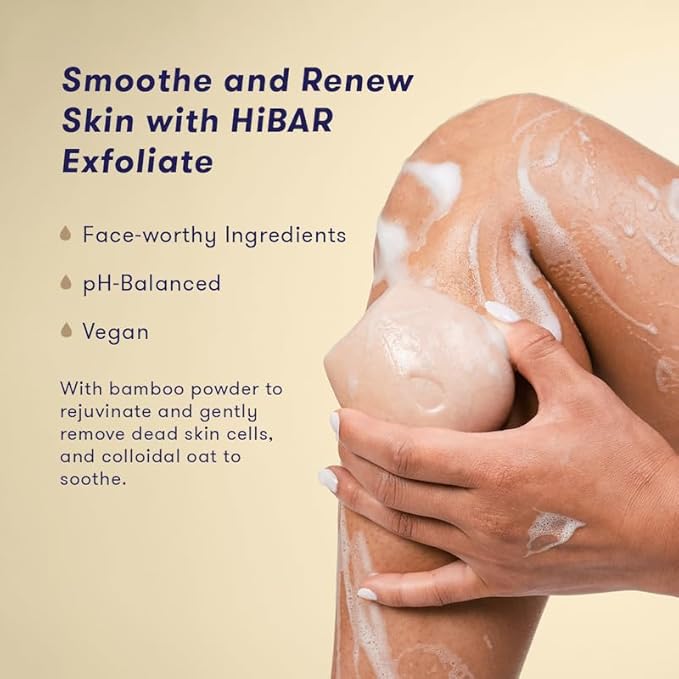 HIBAR - Exfoliate Body Bar & Soothe Shampoo Bar - Plastic, Soap and Paraben Free