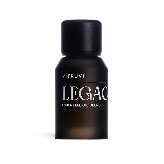 Vitruvi Legacy Woodsy Essential Oil Blend with Rose, Bergamot, Frankincense, Cedarwood