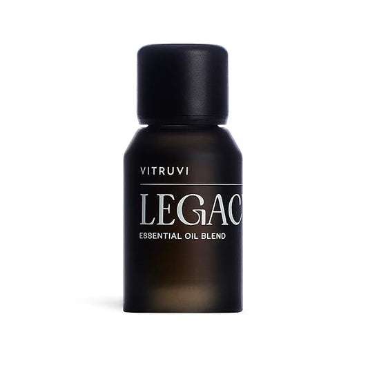 Vitruvi Legacy Woodsy Essential Oil Blend with Rose, Bergamot, Frankincense, Cedarwood