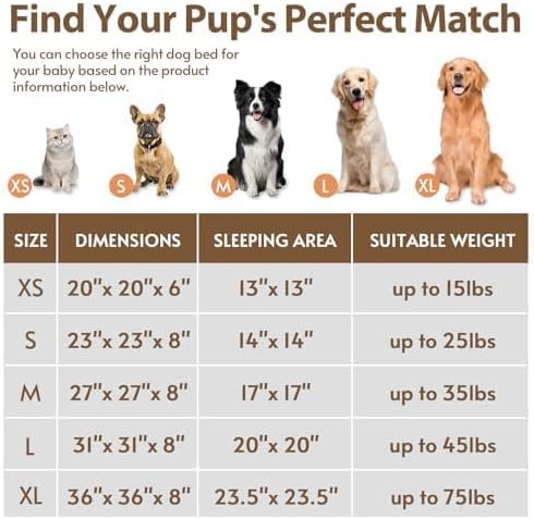 JOLLYVOGUE Small Dog & Cat Beds for Indoor Cats, Donut Cuddler Warming Soft Dog Beds with Anti-Slip Bottom, Round Calming Fluffy Plush Faux Fur Cushion Bed for Large Dogs (36", Black)