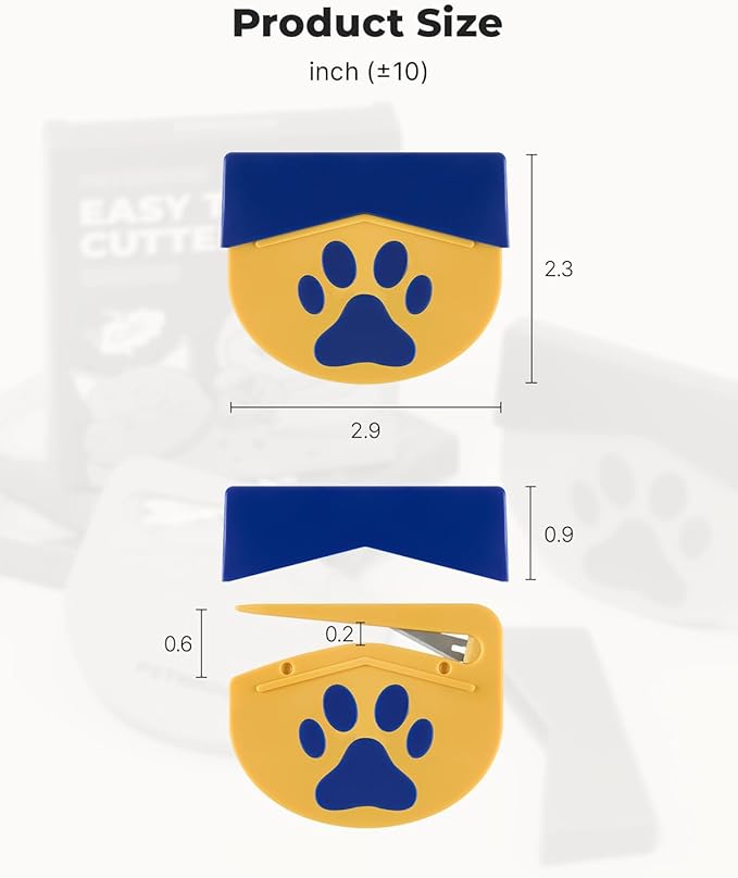 PETHROOM] Matt Splitter for Dogs & Cats | Professional Dematting Tool with Steel Blade | Easily Removes Knots, Mats & Tangles | Safe & Gentle Pet Grooming Comb for Long & Medium Coats