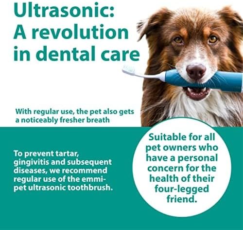 Emmi-pet Ultrasonic Toothpaste with Nano-Bubbles (New Extra mild Formulation, Vegan, paraben Free)