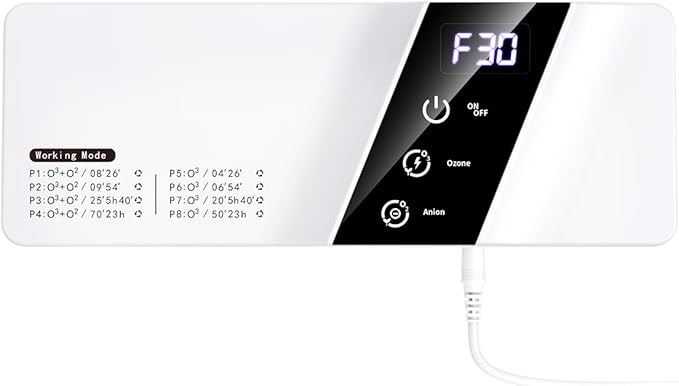 Cat Litter Deodorizer, Ozone Odor Eliminator for Strong Odor 99% Dog Odor Removal Air Ionizers with Negative Ion Air Purifier for Pets, Bedroom, Toilet, Kitchen, Smoke, Shoe, Travel, Car, Office