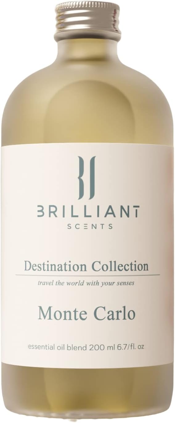Brilliant Scents - Monte Carlo | Destination Series - Luxury Home & Business Scent | Cyclamen, Lemon Peel - Fragrance Oil - 200ml