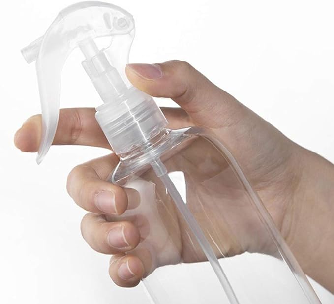 HEMOTON 3 Pcs Plastic Spray Bottle Empty Mist Spray Bottle Trigger Sprayer Leak Proof Refillable Atomizers for Hair Salons Household Cleaners