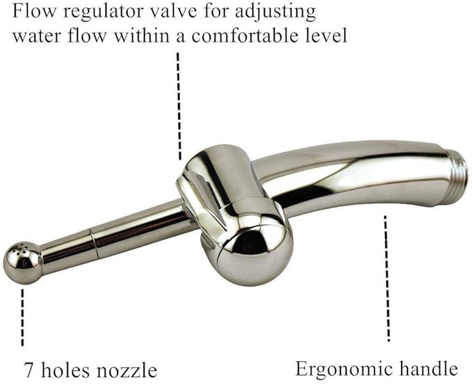 Hand Held Bidet sprayer for Toilet Showerhead Cleaning Kit Bathroom Handheld Shower