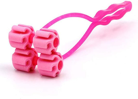 Face Massager for Cat Pet Face Massager Roller Cat Grooming Tool with 4 Massager Roller Handle Comfortable Grip