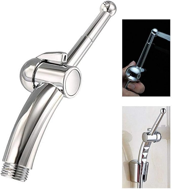 Hand Held Bidet sprayer for Toilet Showerhead Cleaning Kit Bathroom Handheld Shower