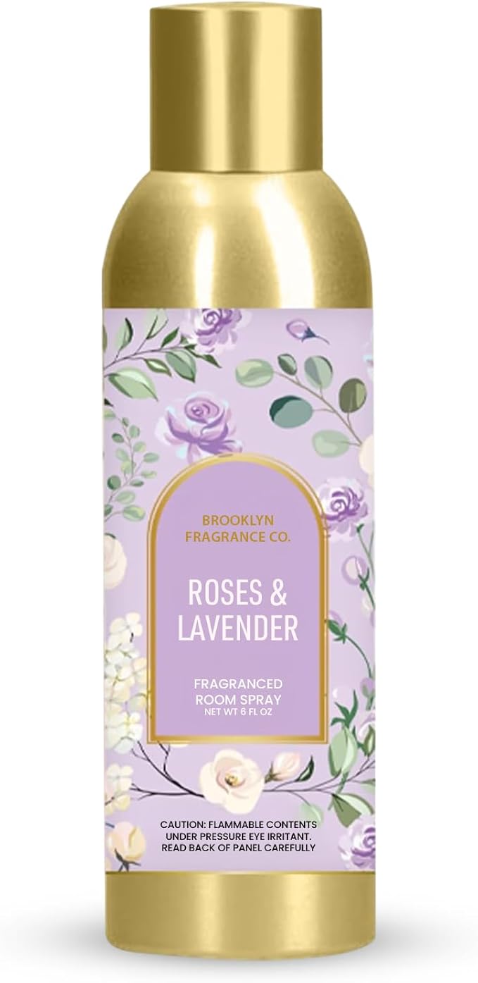 Brooklyn Fragrance Co. Arches Room Spray – Premium Lavender Floral Air Freshener -Long lasting home Fragrance Spray for Bathroom, office & small spaces- 6 Fl oz.