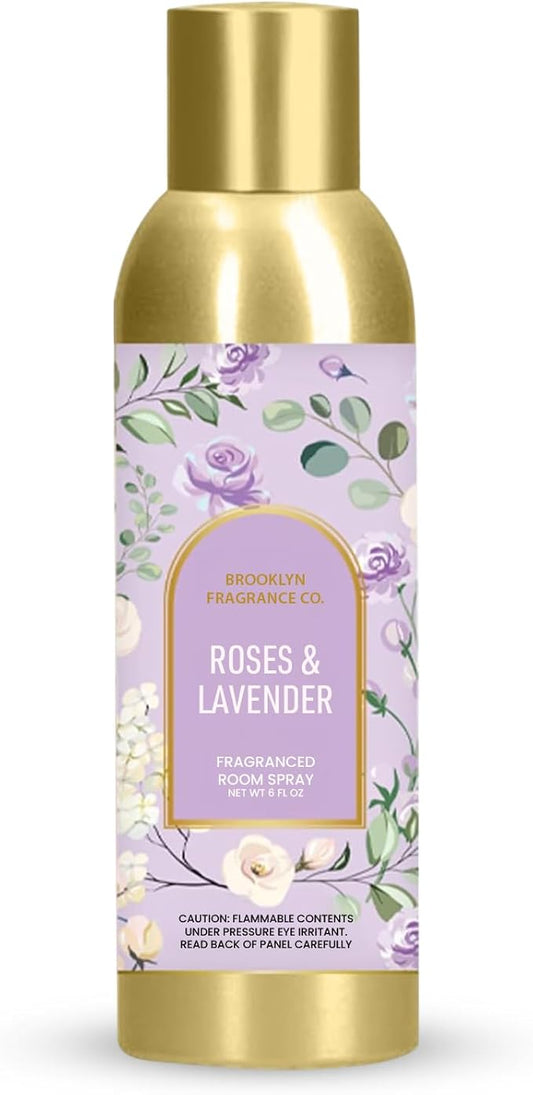 Brooklyn Fragrance Co. Arches Room Spray – Premium Lavender Floral Air Freshener -Long lasting home Fragrance Spray for Bathroom, office & small spaces- 6 Fl oz.