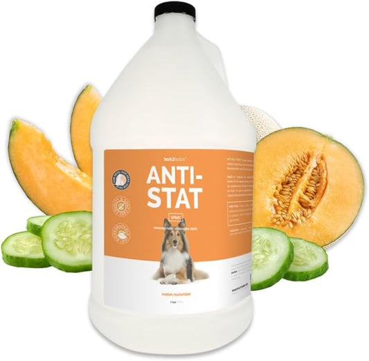 Bark2Basics Anti Stat Scissoring Spray and Detangler, Gallon | All Natural Ingredients, Combing and Brushing Spray, Removes Mats and Tangles, Silicone-Free