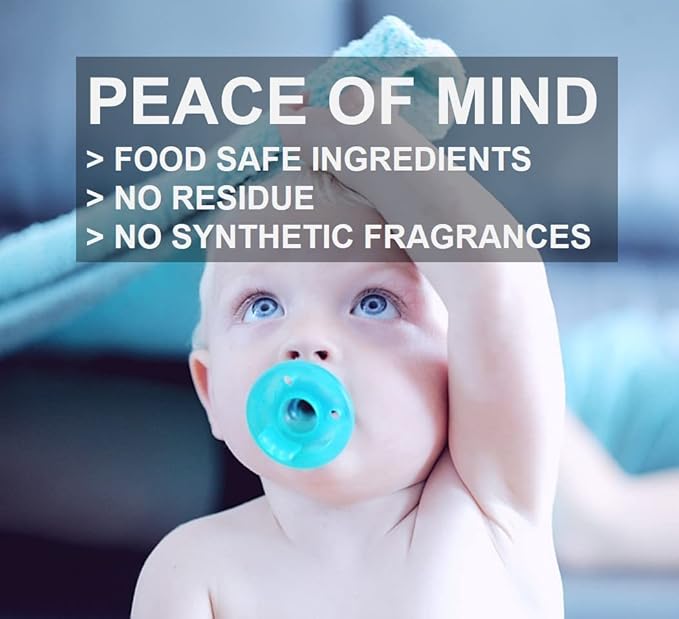 Purefypro Disinfectant Spray (4oz, 2pk) for Toys, High Chair, Playpen, Strollers - Kills 99.9999% E Coli, Norovirus, Flu Viruses, Viruses, MRSA, Bacteria, Fungi, No Rinse, No Residue