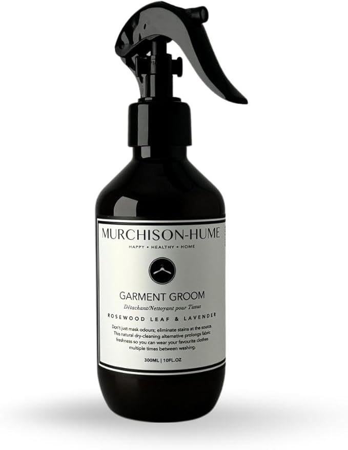 Murchison-Hume Garment Groom Fabric Freshener, Air Freshener, Odor Fighter, Laundry Treatment and Stain Remover, Rosewood Leaf & Lavender