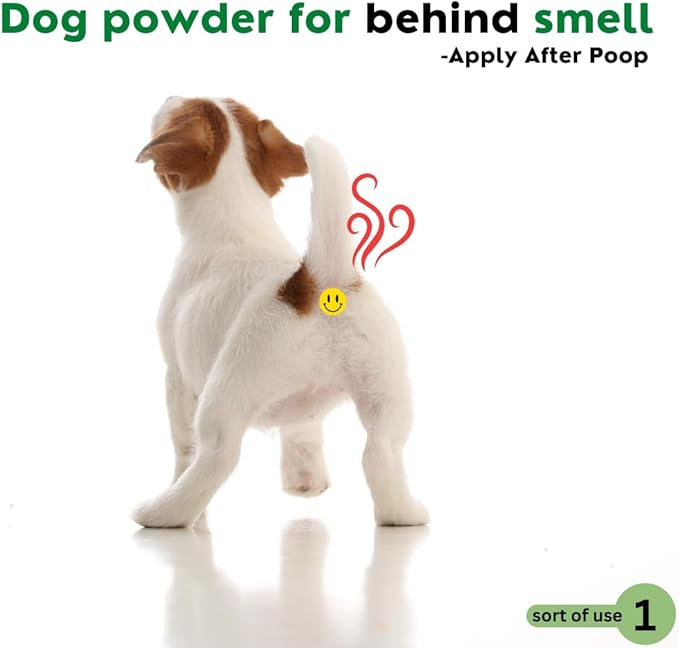 Kelebs Dog Dry Shampoo for Smelly Dogs | Waterless Dry Dog Shampoo Powder | Anti Itch Shampoo for Dogs | Skin Ear & Paw | Tea Tree Oil | Talc Free with Organic White Clay Vegan | No Plastic