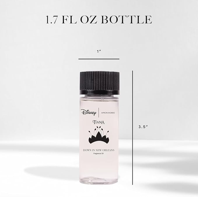 Aroma360 | Disney Down in New Orleans Fragrance Oil Blend | The Princess and The Frog | Princess Tiana | Aromatherapy Scent Diffuser Oil | Coconut Bergamot Valencia Orange 1.7 fl oz 50mL