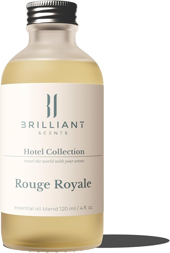 Brilliant Scents Rouge Royale Scent | Bergamot, Sandalwood, Oud | Inspired by: Baccarat Hotel NY | Luxury Home & Business Scent | Fragrance Oil | 120ML