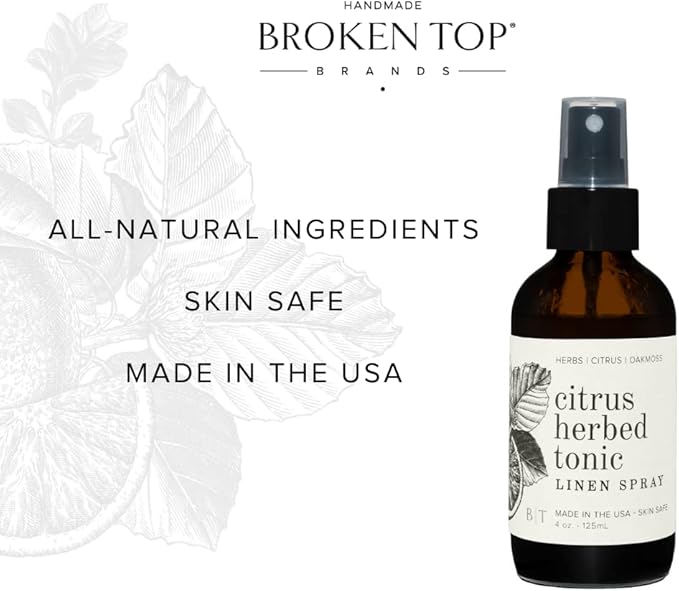 BROKEN TOP Organic Linen & Room Spray (Citrus Herbed Tonic)