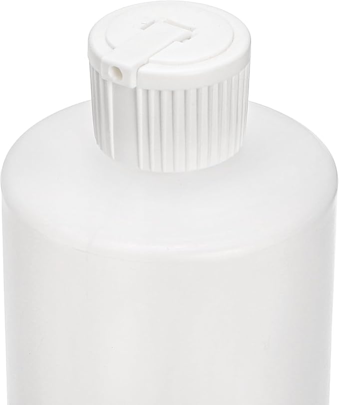 Bekith 12 Pack 16oz Plastic Squeeze Bottle with 24 Caps in 2 Styles, Refillable Plastic Bottles for Shampoo, Lotions, Liquid Body Wash, Sauce, BPA Free