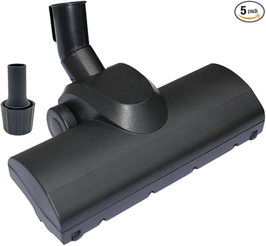 Universal 1.25 Inch (32mm) Turbo Brush Head for 1000W+ Vacuum Cleaners Using 1-1/4'' Accessories - Easy Pet Hair Removal -Works on Low Carpet, Area Rugs & Hardwood Floors