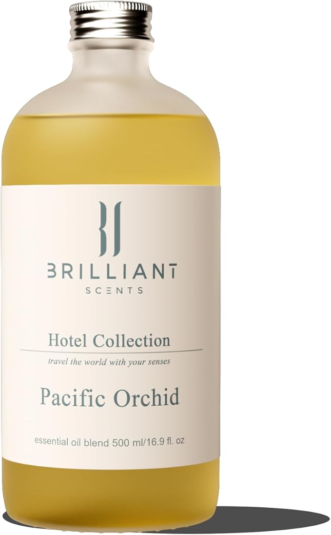 Brilliant Scents Pacific Orchid Scent | Inspired by Ritz Carlton Shanghai and Shops at Crystals Las Vegas | Luxury Home & Business Scent | Fragrance Oil | 500ML