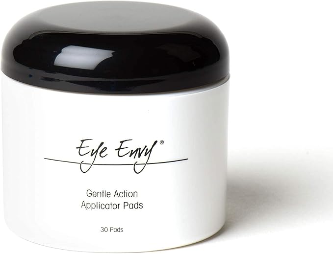 Eye Envy Gentle Action Dry Applicator Pads for Dogs and Cats. Use with Tear Stain Remover Solution. 30 Count with Reusable Jar. Waffle-Like Texture Gently Cleans. Lint Free, Non-Absorbent