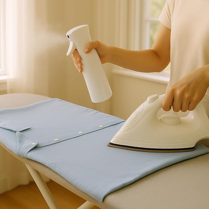 Continuous Fine Mist Spray Bottle for Hair (10.1oz / 300ml) – Ultra Fine Sprayer for Hair-Styling, Barber, Cleaning, Plants, Pets & Salons - ((Green))