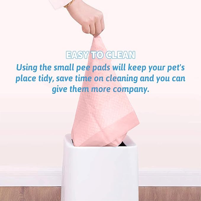 Tfwadmx Rabbit Pee Pads 20 Pcs 18"× 13" Disposable Cage Liners Leak-Proof Super Absorbent Potty Training Pad for Puppy Guinea Pigs Hedgehog Hamsters Chinchillas Cats and Other Small Animals