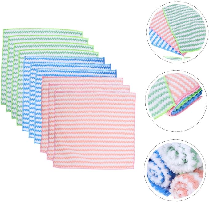 Kisangel 10pcs Washable Guinea Pig Blankets Small Pet Cage Liners Soft Supple Bedding Mats for Hamsters Rabbits Chinchillas Comfortable Skin-Friendly Pet Sleeping Pads