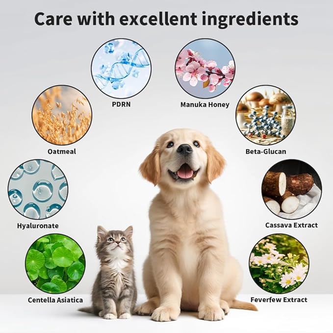 D-STATION PDRN Pet Skin Essence – Premium Abdomen & Bottom Paw Balm, Hydrates, Protects & Soothes Dry, Cracked Paws, Rough Skin & Calluses for Dogs & Cats, Gentle & Non-Irritating (2.87 oz)