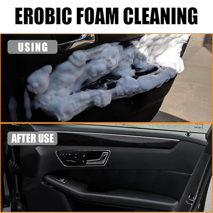 Multi-Purpose Foam Cleaner, 2025 New Multi-Purpose All Around Master Foam Cleaner Spray for Car Interior & Seats (2pcs)