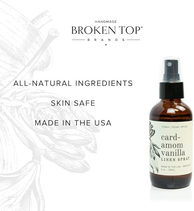 BROKEN TOP Organic Linen & Room Spray (Cardamom Vanilla)
