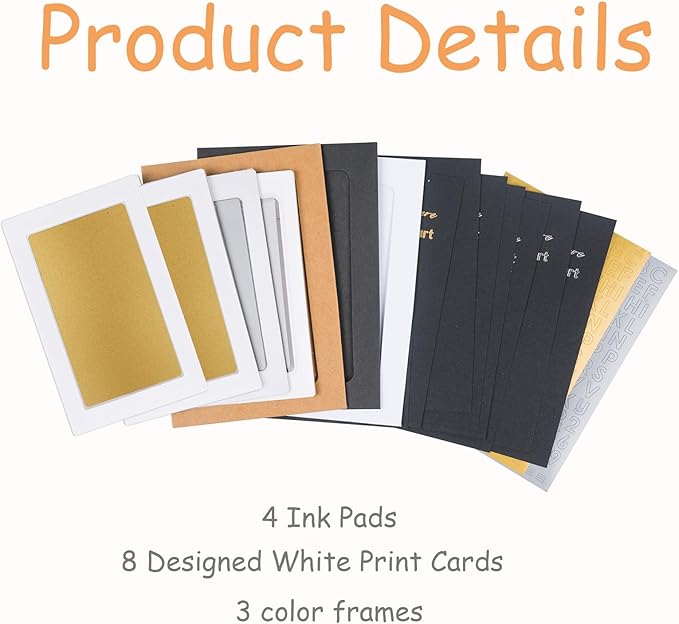 Inkless Paw Print Kit,Dog Paw Print Kit,Dog Nose Print Kit,Clean Touch Ink Pads and Imprint Cards,Pet Paw Print Impression Kit for Dogs Cats Footprint Keepsake