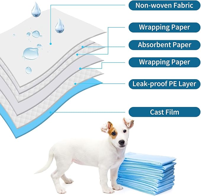 20 Pcs Rabbit Pee Pads, Disposable Super Absorbent Diaper, Pet Toilet/Potty Training Pads for Guinea Pigs, Hedgehog, Hamsters, Chinchillas, Cats, Dogs