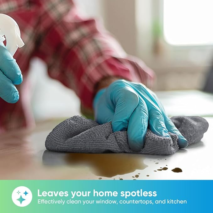 HOMEXCEL Microfiber Cleaning Cloths 20 Pack, Highly Absorbent, Lint & Scratch-Free Cleaning Rags for House Kitchen, Grey Microfiber Towels for Car 11.5 x 11.5 inch