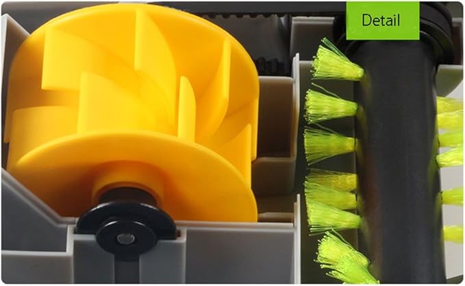 1-1/4-Inch 32mm Air Driven Pet Upholstery Turbo Brush Vacuums Nozzle Tool with Pet Attachment Swivel Head