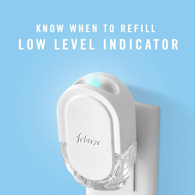 Febreze LIGHT Fade Defy PLUG Air Freshener, Sea Spray, (1) .87 fl. oz. Oil Refill