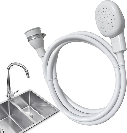 9.84FT/3M Sink Spray Hose,Faucet Sprayer Hose,Sink Hose Attachment for Portable Hand Held Shower Head Sprayer,Shampoo Sprayer Hose for Bathing Baby,Pets,Washing Hair,Rinsing Vegetables