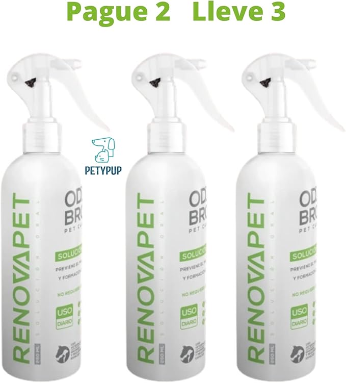 Renovapet Organic Antitartar Oral Care Solution Pets Pay 2 and Carry 3 (Renovapet Oral pay 2 carry 3, 250 Ml)