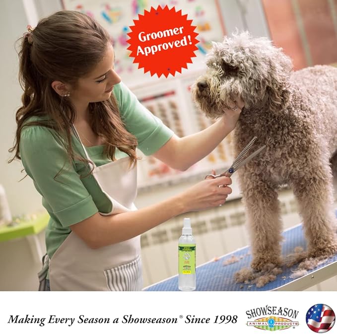 Showseason® Marvelous Mango Pet Cologne 2.5 oz For Dogs |Travel Size | Long-Lasting Odor Eliminator | Paraben-Free | Biodegradable & Non-Toxic | Made in The USA