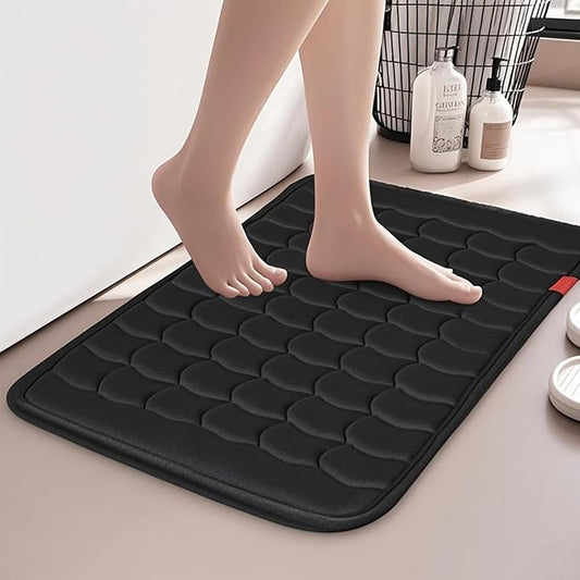 Idle Hippo 3D Air Mesh Non Slip Bathtub Mat, Anti Slip Shower Mat with Silicone Suction Cups, Quick Drying Bath Tub Mats, Anti Slip Bath Mat for Bathroom, Tub, Floor, Home, Kitchen, Hotel