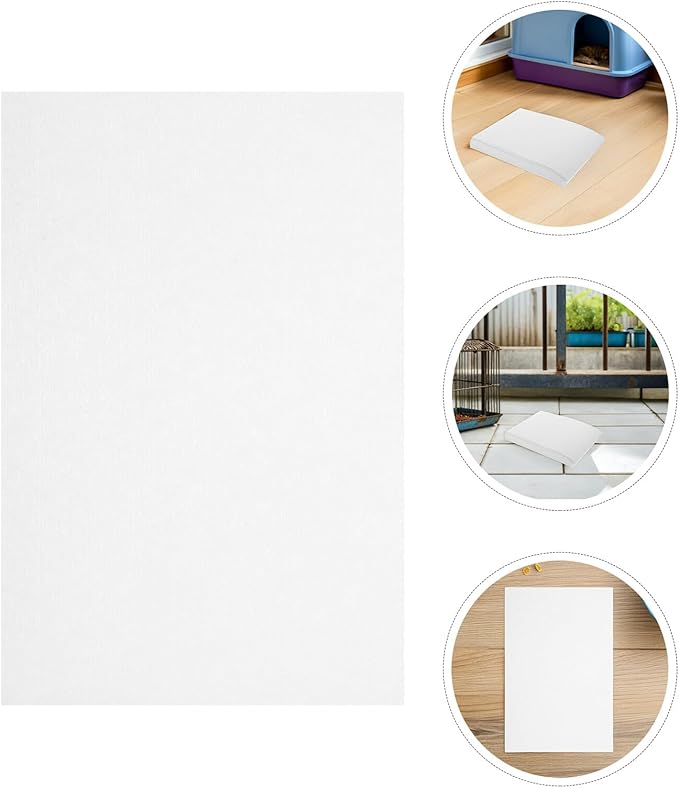 100 Sheets Disposable Birdcage Liners Absorbent Precut Paper for Parrot Parakeet Macaw Birds Portable Lightweight Easy Replacement Cage Bottom Liners