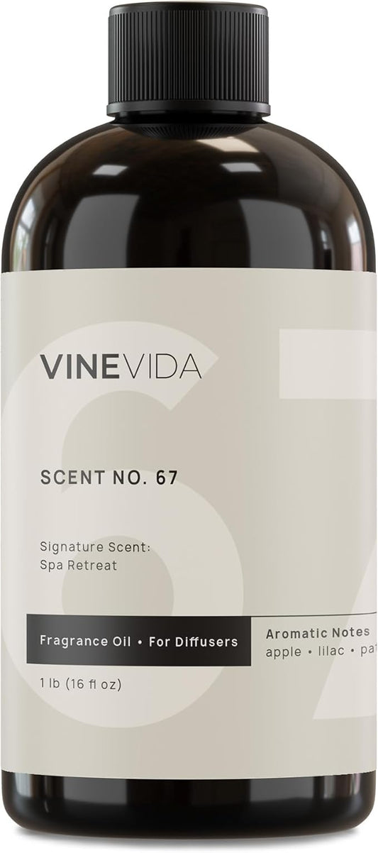 VINEVIDA [16 Fl Oz] Spa Retreat Fragrance Oil for Cold Air Diffusers - Essential Oils for Diffuser Oil Refill & Air Freshener Room Spray