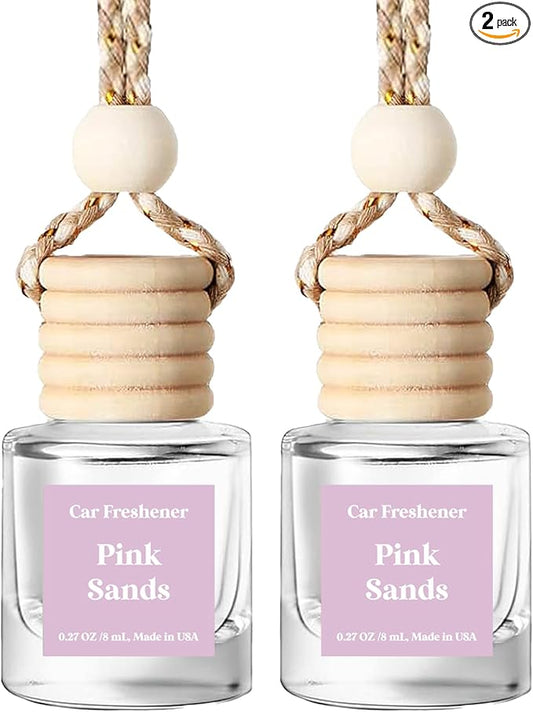 C Classy Car Air Freshener Hanging 2 Pack, Essential Oil Diffuser for C ar, Long-Lasting Fragrance, Cute Car Air Fresheners for Women & Men Gift, Made in USA