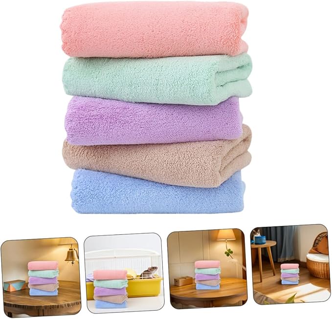 10pcs Small Animal Fleece Bedding Pads Soft Washable Guinea Pig Cage Liners Multipurpose Pet Blankets and Pee Pads for Hamsters Chinchillas Rabbits